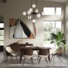Malden - Bentwood Dining Chair With Wood Back - Natural / Dark Bown - Image 8