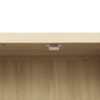 4 Door Storage Cabinet With 1 Drawer And 4 Adjustable Inner Shelves - Natural - Image 21