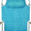 Backpack Beach Chair, Beach Towel, 5 Position Chair With Pouch Folding Lightweight Positions Back Pack, 1 Piece - Aqua Blue - Image 9