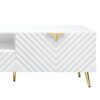 Gaines - High Gloss TV Stand - White - Image 4