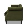Elaine - Camel Back Small Space Sofa - Olive Green - Image 14