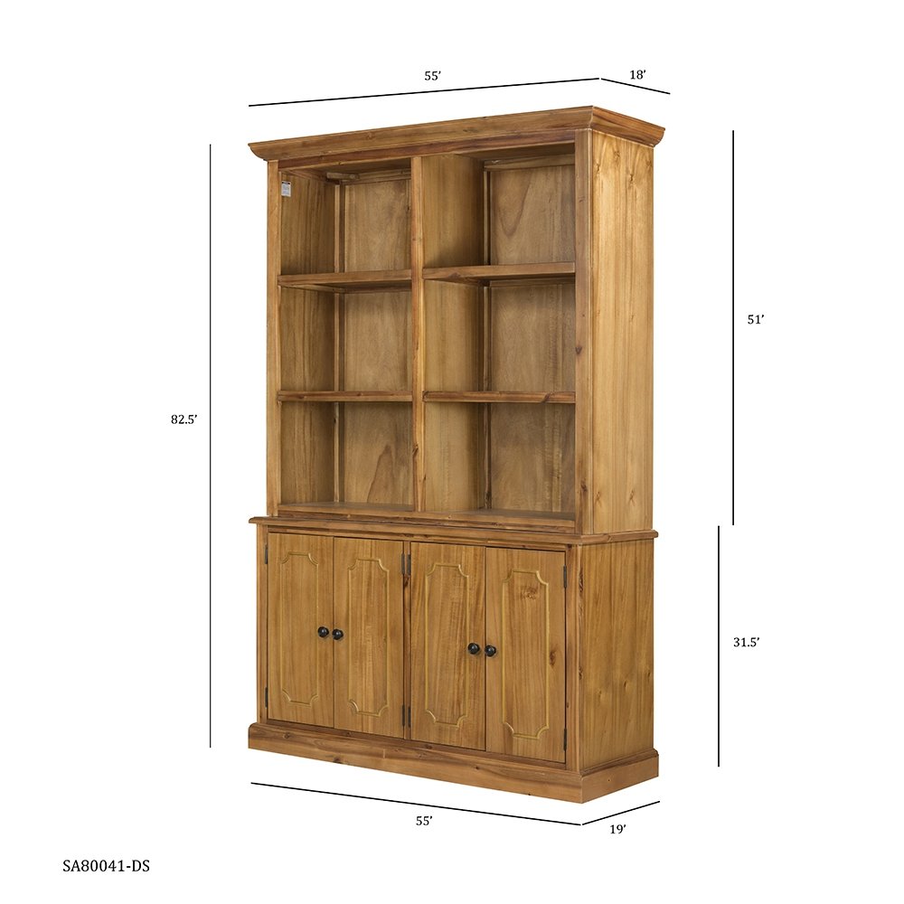 Cabinet - Natural Wood / Brown - Image 2