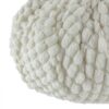 Chenille Weighted Pumpkin Ornament Decor For Holiday Harvest Festival Fall Festival & Thanksgiving (Set of 2) - White - Image 8