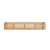 TV Cabinet With Chinese Changhong Glass Doors, Two Drawer Storage Space TV Standing - Natural - Image 8