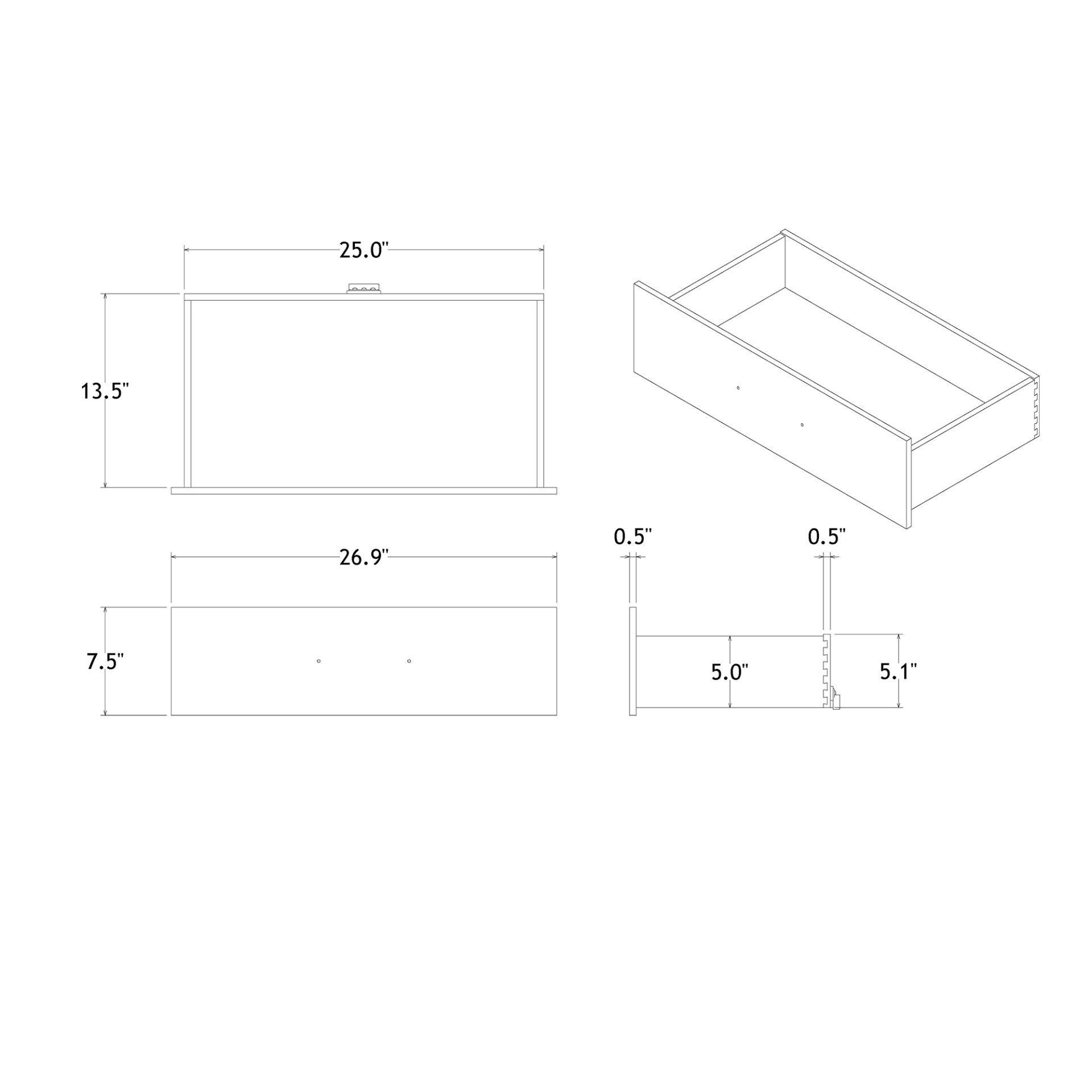 Skye - Marble Chest - White - Image 6