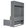 Full Size Murphy Wall Bed With Cushion - Gray - Image 6