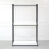 Fiona - Freestanding 3 Tower System Walk In Closet With 7 Shelf Wood And Metal Frame - White - Image 4