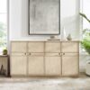 Classic Framed 4 Door Sideboard - Birch - Image 4