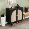 2 Door Cabinet, Suitable For Bedroom - Black - Image 5
