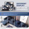 Modern Oversized Modular Sectional Sofa, Sparkling Chenille Fabric Soft Cushion Sofa With 8 Pillows, 8 Pieces Diy Combination Tufted Sofa, No Assembly Required - Blue - Image 15