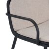 Luna - Outdoor Patio Loveseat With Frame And Cushions Weather Resistant Pp Material - Beige / Black - Image 10