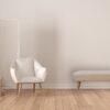 Boucle Hallway Bench - Cream - Image 10