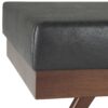 Chanelle - Mid Century Ottoman Bench - Distressed Black - Image 6