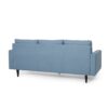 Jenny - Contemporary Tufted Fabric 3 Seater Sofa - Blue - Image 6