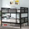 Full Over Full Bunk Bed With Ladder For Bedroom - Espresso - Image 13