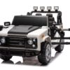 12V7A 30W*2 Four-Wheel Drive Leather Seat One Button Start, Forward And Backward, High And Low Speed, Music, Front Light, Power Display, Two Doors Can Open, 2.4G R / C, Seat Belt Four Wheel Absorber - White / Black - Image 10