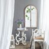 Harlow - Bench, Farmhouse / French Country Style Vanity Chair - Beige / White - Image 12