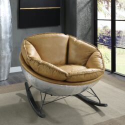 Pippin - Top Grain Leather Rocking Chair - Morocco
