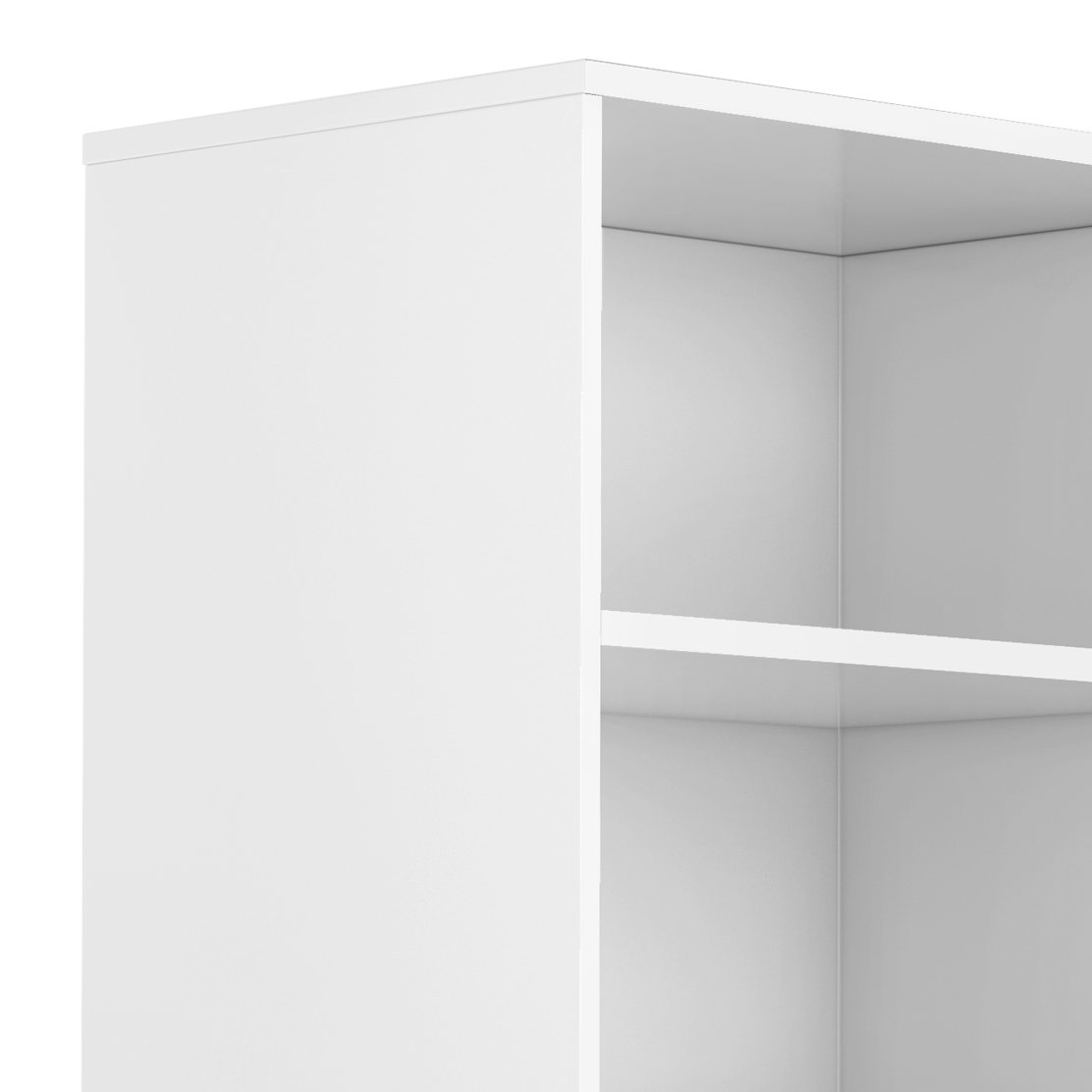 Harper - Bookcase With Storage - White - Image 3