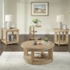 Clove - Round Accent Table - Tan - Image 4