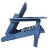 Oversize Outdoor Folding Adirondack Chair, Patio Chair For Garden Backyard Porch Pool Deck Firepit - Blue - Image 16
