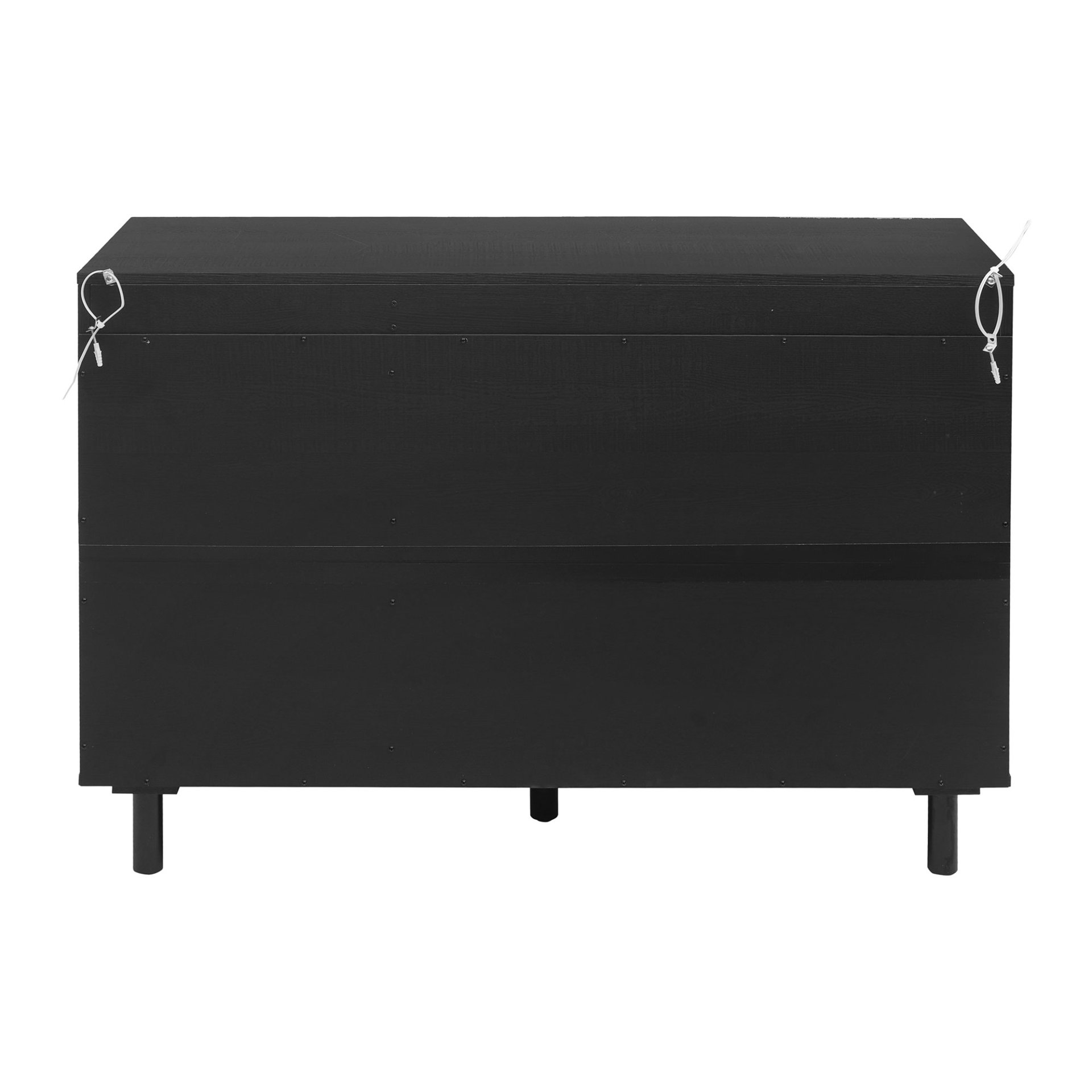 2 Door, 3 Drawer Cabinet, Suitable For Bedroom - Black - Image 10
