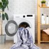 Maval - 2' X 3' Washable Area Rug - Blue - Image 3