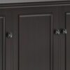 Amherst - Wide 3 Door Storage Cabinet - Hickory Brown - Image 5