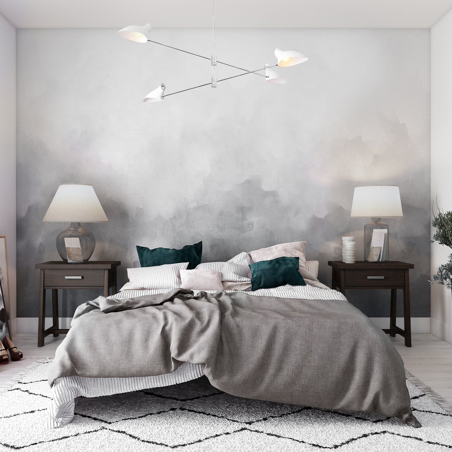 Sawhorse - Bedside Table - Dark Chestnut Brown - Image 8