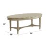 Fordon - French Antique Coffee Table - Ivory - Image 7