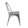 Austin - Industrial Dining Chair (Set of 2) - Matte Gray - Image 3