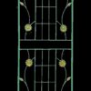 2 Pack Metal Garden Trellis Rustproof Trellis For Climbing Plants Outdoor Flower Support - Green - Image 14