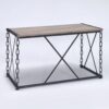 Jodie - Console Table - Rustic Oak / Antique Black - Image 9