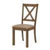 Dining Chair Side, Upholstered For Dining Room, Transitional (Set of 2) - Beige - Image 14