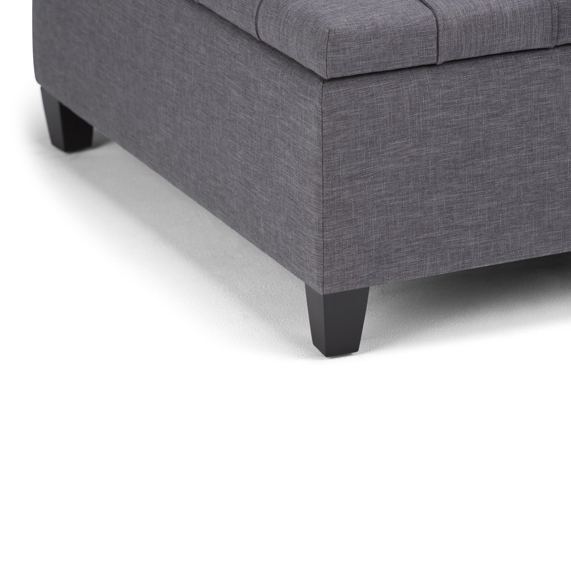 Harrison - Coffee Table Storage Ottoman - Slate Gray - Image 6