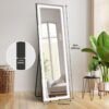 Led Mirror Full Length Mirror With Lights Wide Standing Tall Full Size Mirror For Bedroom Giant Full Body Mirror Large Floor Mirror With Lights Stand Up Dressing Big Lighted Mirror - Black - Image 5