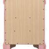 Louis Phillipe - 3 Drawer Nightstand - Pink - Image 3