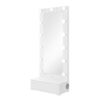 Elisa - Narrow Tall Mirror With Speaker And Drawer - White - Image 7