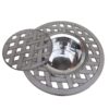 21" Cast Aluminum Round Table With Ice Bucket - Gray - Image 3