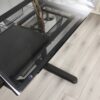 Hand Crank Adjustable Drafting Table Drawing Desk With 2 Metal Drawers With Stool - Black - Image 10