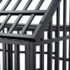 Heavy Duty Dog Cage Pet Crate With Roof & Window On Roof - Black - Image 7