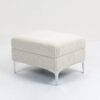 Modular Sectional Sofa Square Ottoman Module, Storage Ottoman Footrest - Beige - Image 6