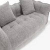 Soft Beanbag Chair With High Resilience Foam Core For Two People - Gray - Image 18