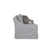Sofa With Skirt And Reversable Cushions And 2 Pillows - Light Gray - Image 2