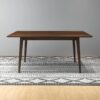 Levi - Modern Style Rectangular Dining Kitchen Table - Brown - Image 11