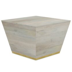 Abba - Square Coffee Table - White Wash