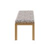 Fuji - Contemporary Bench - Gold / Beige Leopard - Image 2