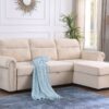 Ashton - Reversible Sleeper Sectional Sofa Chaise - Beige - Image 2