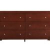 Elegant Transitional Dresser - Cherry - Image 2