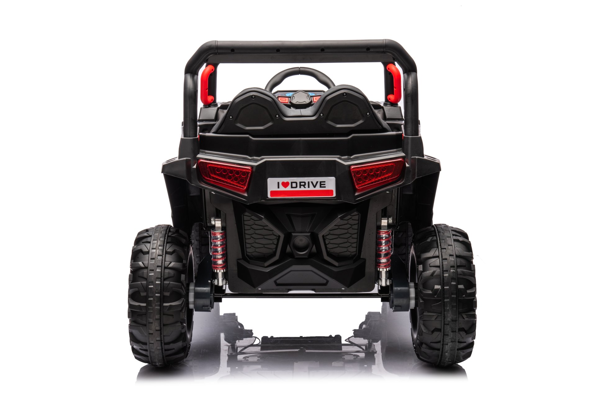 12V7A*1 30W*4 Four-Wheel Drive Leather Seat One Button Start, Forward And Backward, High And Low Speed, Music, Front Light, Power Display, Two Doors Can Open, 2.4G R / C, Seat Belt Four Wheel Absorber - Black - Image 13